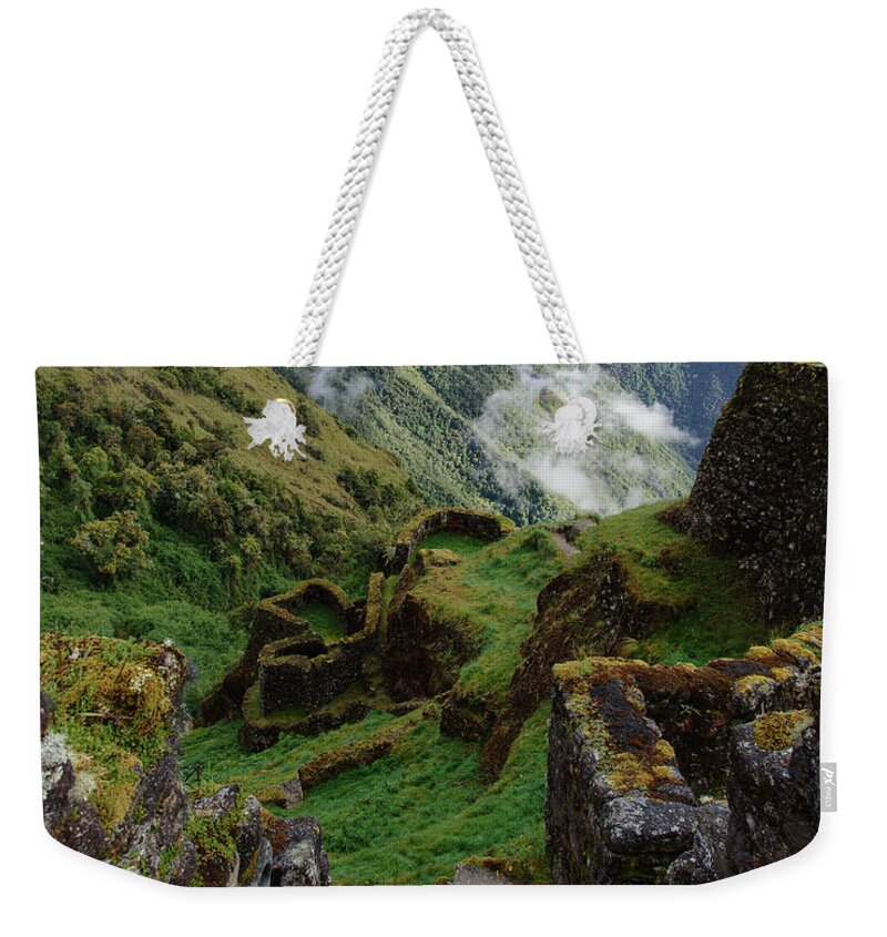 Mysterious Incan Ruins In The Mountains Weekender Tote Bag