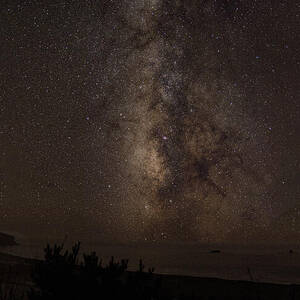 Milky Way Over Tranquil Shoreline by Brandon Wichmann Milky Way Over Tranquil Shoreline by Brandon Wichmann