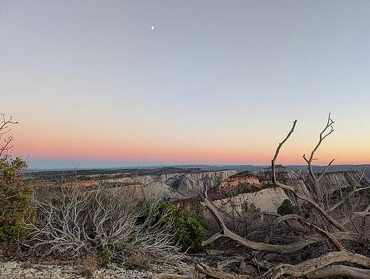 Breathtaking Canyon Sunset View Wall Art