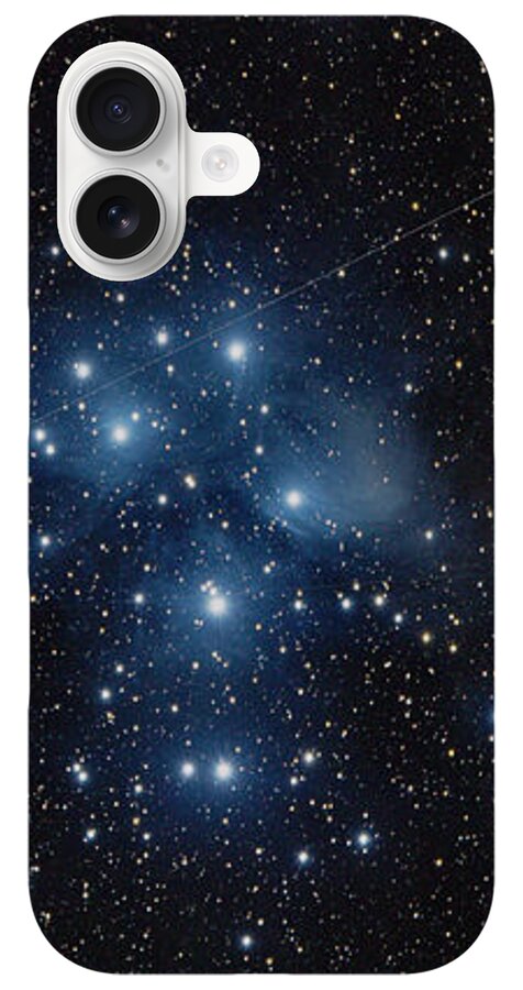 Pleiades Cluster In Cosmic Night iPhone Case