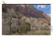 Majestic Mountain Under Clear Blue Sky Zip Pouch