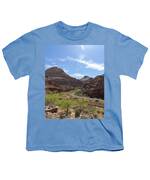 Winding Road Through Desert Canyon Youth T-Shirt