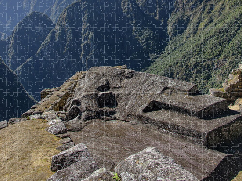 Majestic Mountain Views At Machu Picchu Jigsaw Puzzle