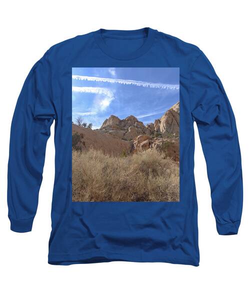 Desert Cliffs In Capitol Reef National Park Long Sleeve T-Shirt
