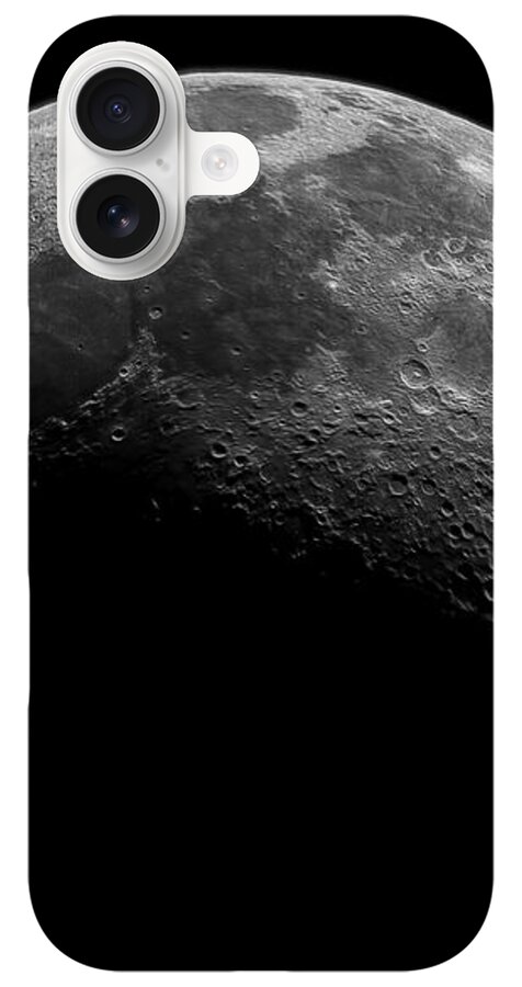 Illuminated Half Of The Moon iPhone Case