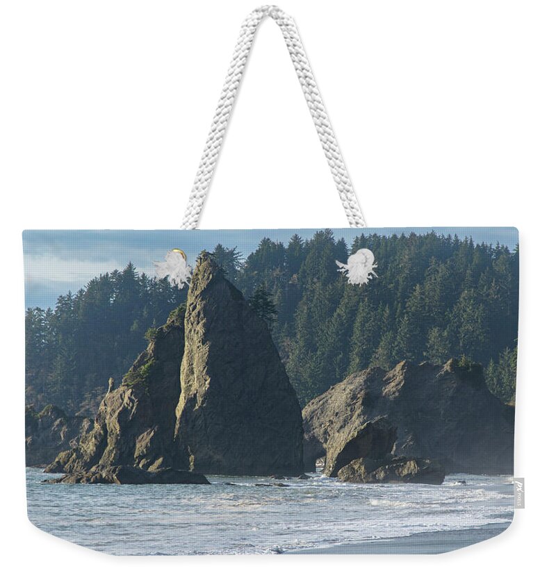 Dramatic Coastal Rock Formations Weekender Tote Bag