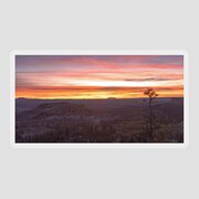 Serene Mountain Sunrise In Bryce Canyon National Park Sticker