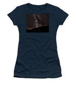 Starry Night Over Mountain Landscape Women's T-Shirt