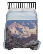 Majestic Grand Canyon Vista At Sunset Duvet Cover