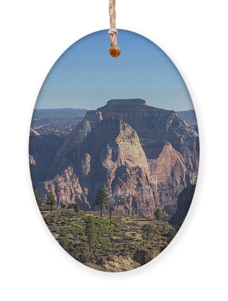 Majestic Mountain Range View Ornament by Brandon Wichmann