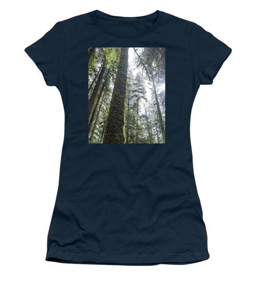 Majestic Forest Canopy In Olympic National Park Women's T-Shirt