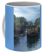 Serene Coastal Rocky Landscape Coffee Mug