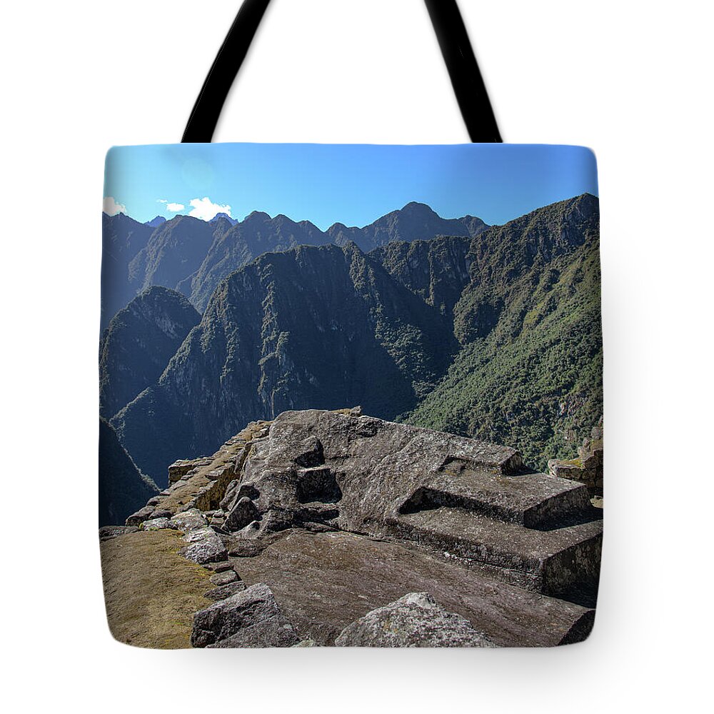Majestic Mountain Views At Machu Picchu Tote Bag