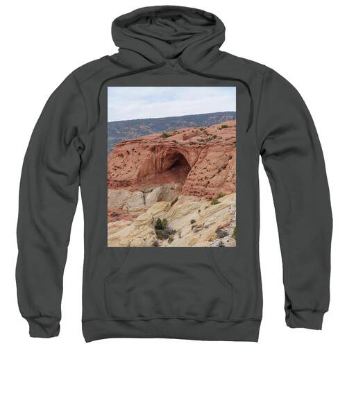 Natural Arch In Desert Landscape Sweatshirt