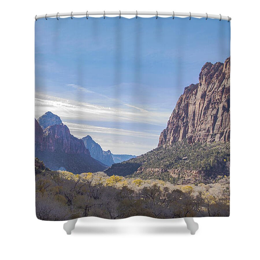 Majestic Zion National Park View Shower Curtain
